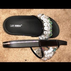 Rhinestone sandals